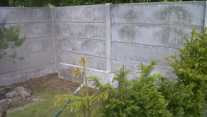 beton platen afsluiting